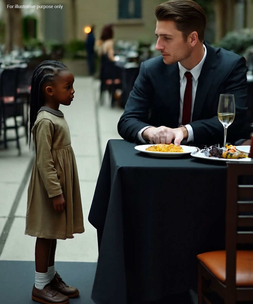 Can I Eat with you the Homeless girl asked the millionaire his response leave everyone in tears …