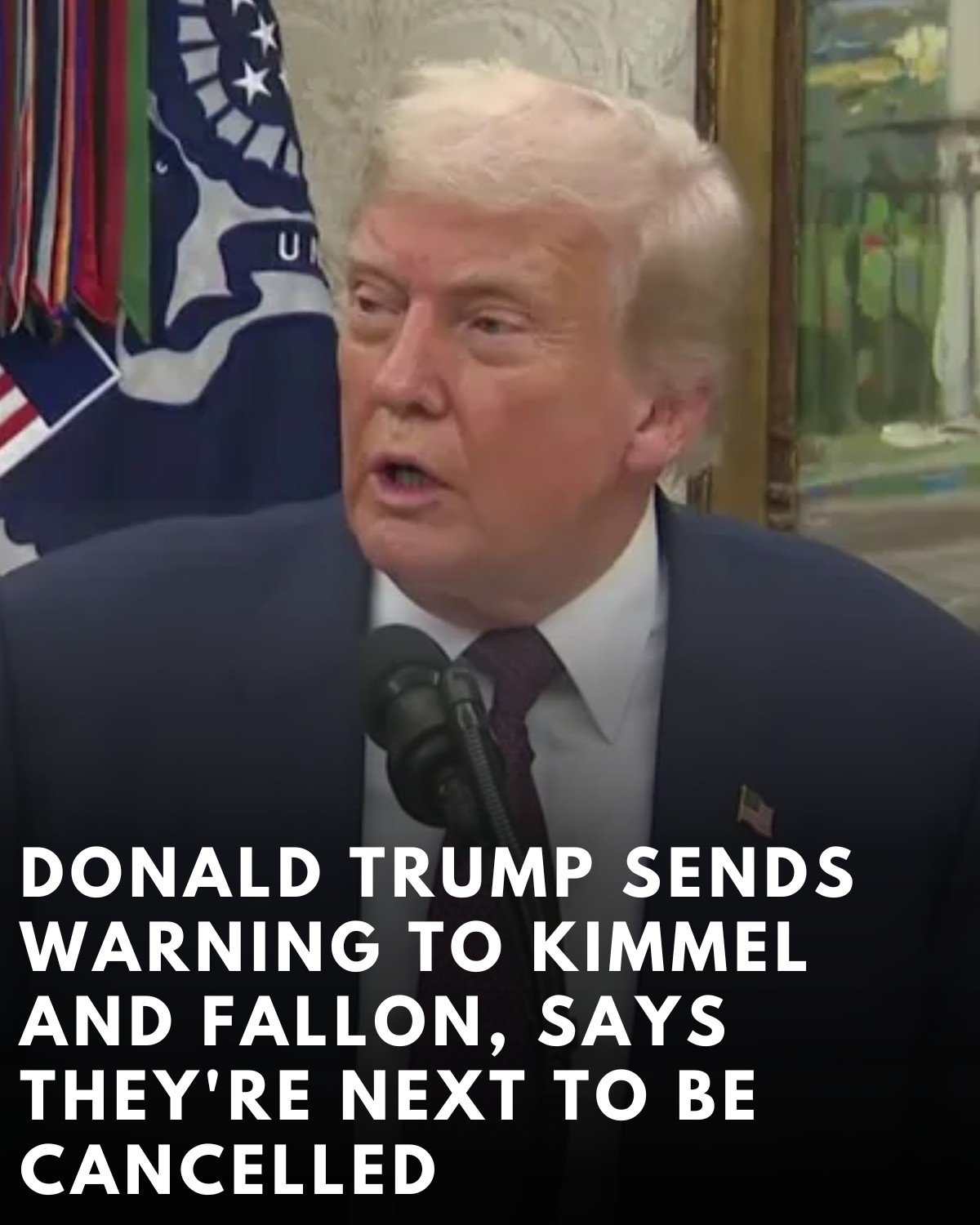 Donald Trump Targets Kimmel And Fallon After Colbert’s Show Ends