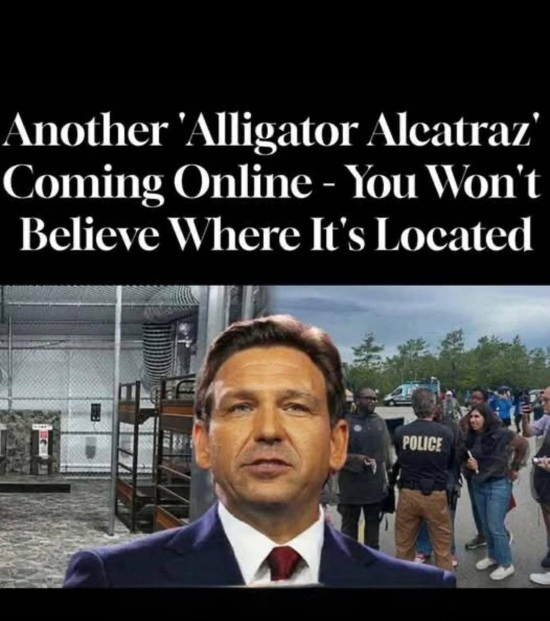 DeSantis Rejects Allegations of Mistreatment at ‘Alligator Alcatraz’ Detention Center