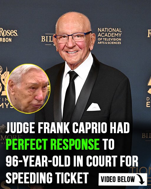 Judge Frank Caprio’s reaction to a 96-year-old speeding defendant went viral