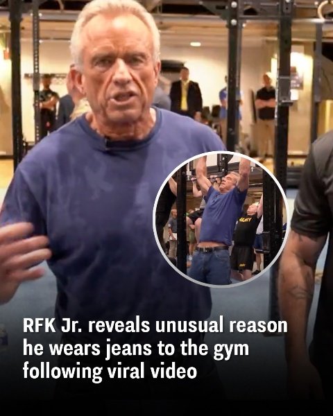 RFK Jr. shares surprising reason he wears jeans to the gym after a viral video