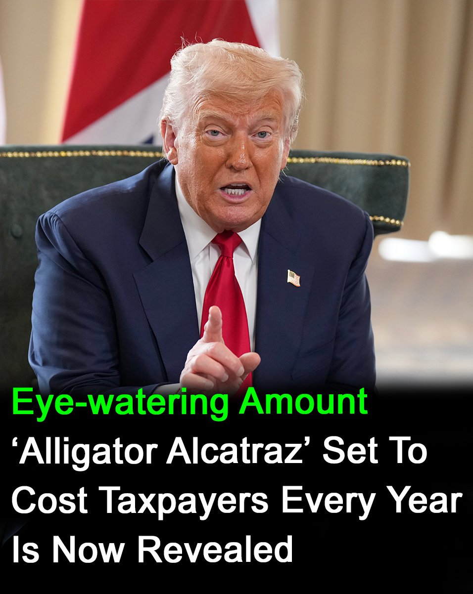 What is the annual cost of Alligator Alcatraz to taxpayers?