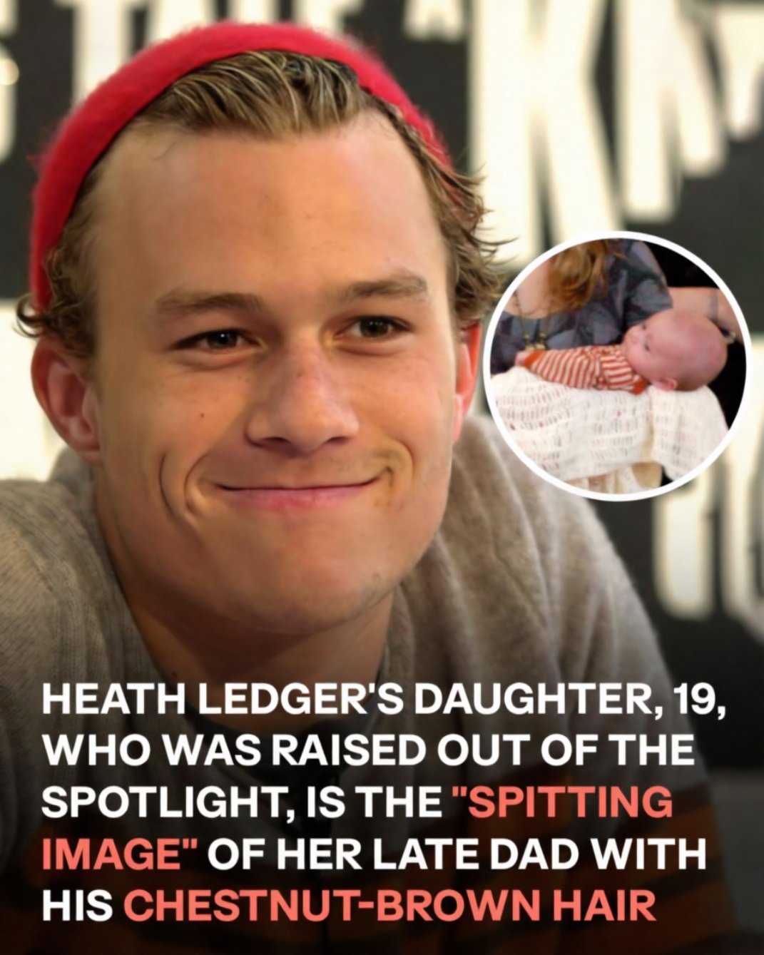 Heath Ledger’s 19-year-old daughter draws attention in rare NYC appearance, showcasing a remarkable likeness to her late father