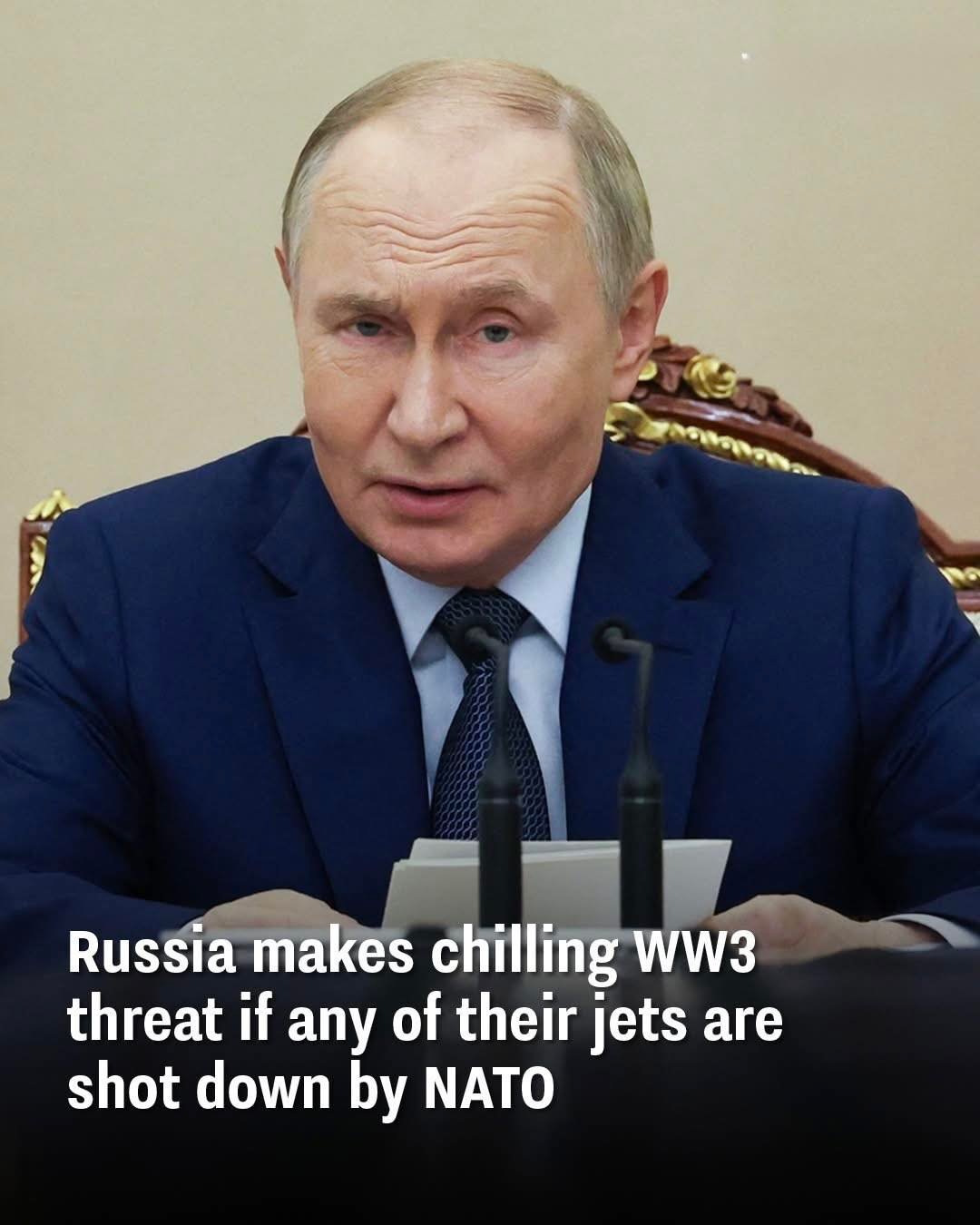 Russia Issues Chilling Warning: Shooting Down Jets Could Trigger War