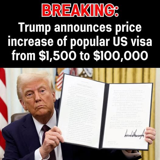Trump Shocks With Massive Visa Fee Hike — From $1,500 to $100,000