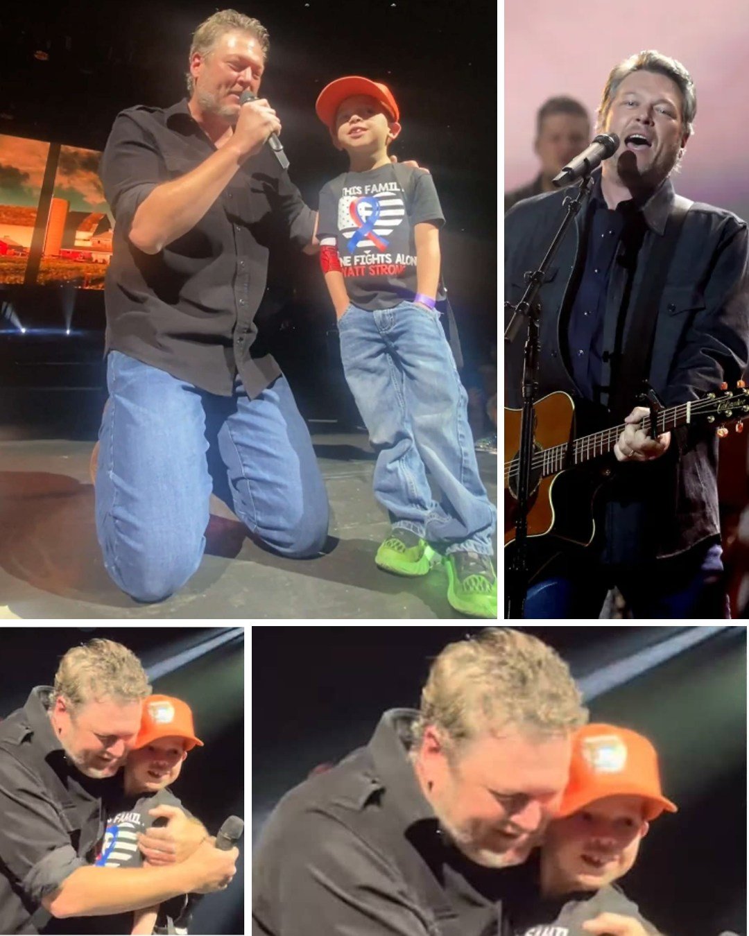 Blake Shelton Welcomes Young Heart Transplant Recipient on Stage for Emotional Duet