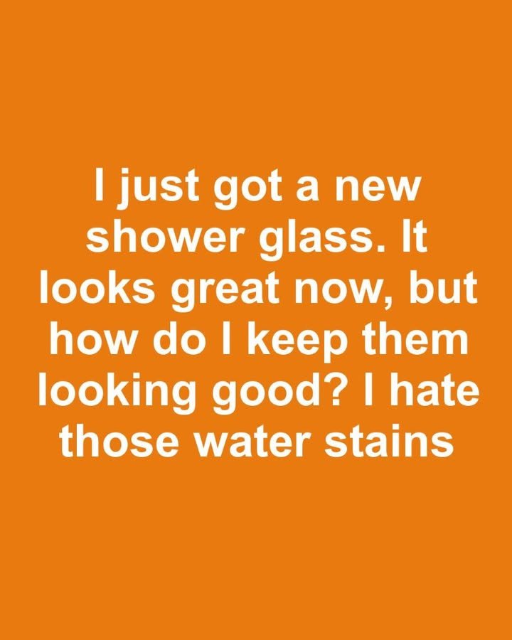 How to Keep Your Shower Glass Spotless