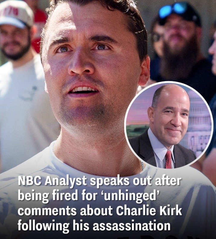 NBC Analyst speaks out after being fired for ‘unhinged’ comments about Charlie Kirk following his assassination