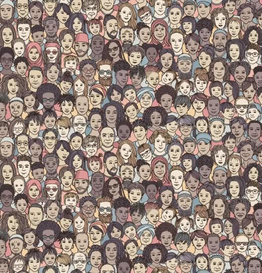 TEST: Can you find the hidden cat among people in this image?
