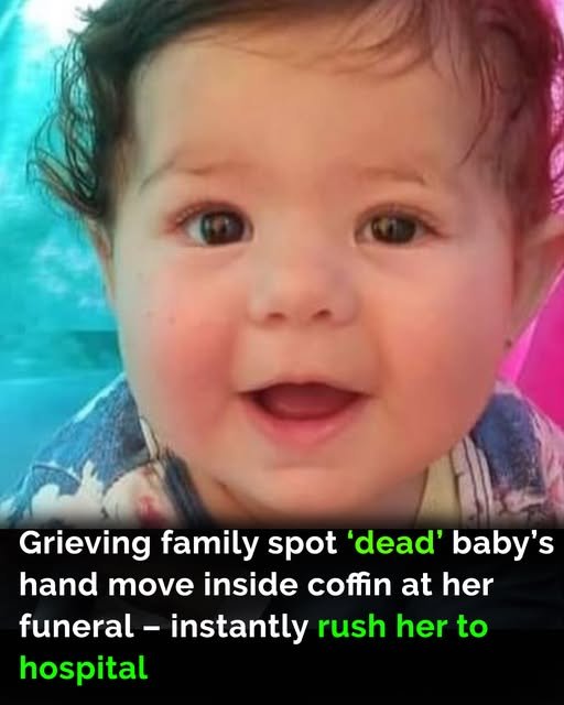 Grieving family stunned as ‘dead’ baby in coffin grips hand of mourner