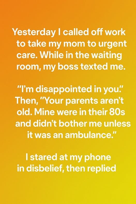 Family Comes First: A Lesson My Boss Will Never Forget
