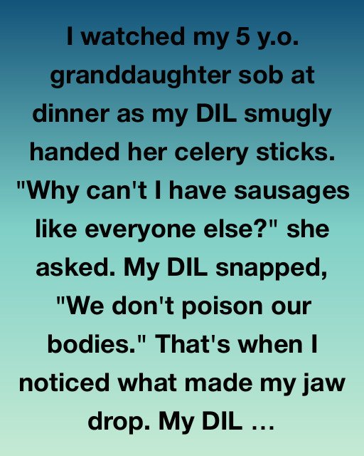 Why My Granddaughter Will Never Eat Celery Alone Again