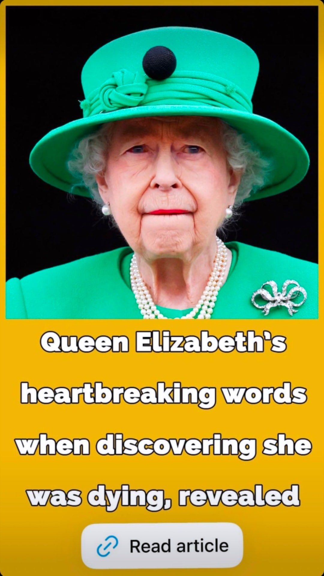 Queen Elizabeth’s four-word reaction after being told she was going to die
