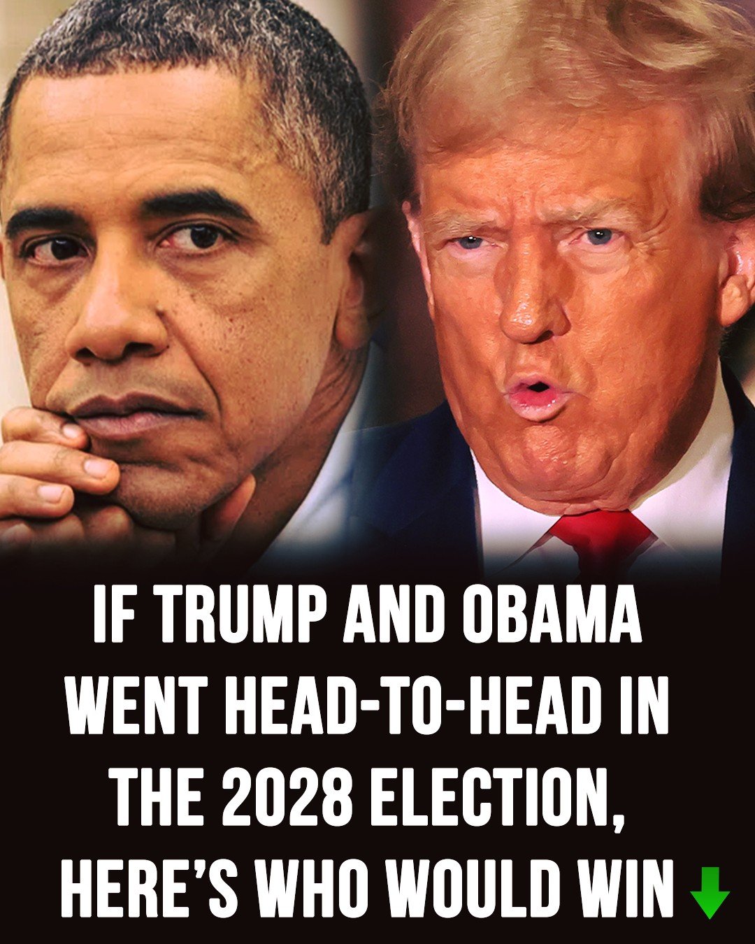 What could happen if Obama and Trump ran against each other in 2028