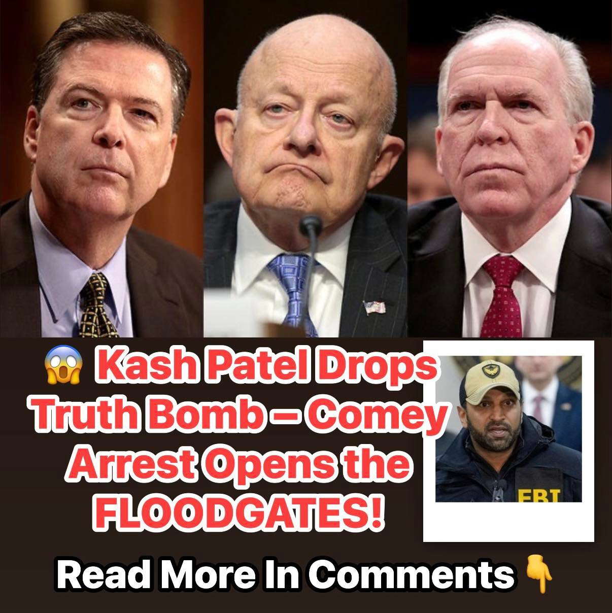 Patel Laughs At The Hypocrites Foaming At the Mouth Over Comey’s Indictment