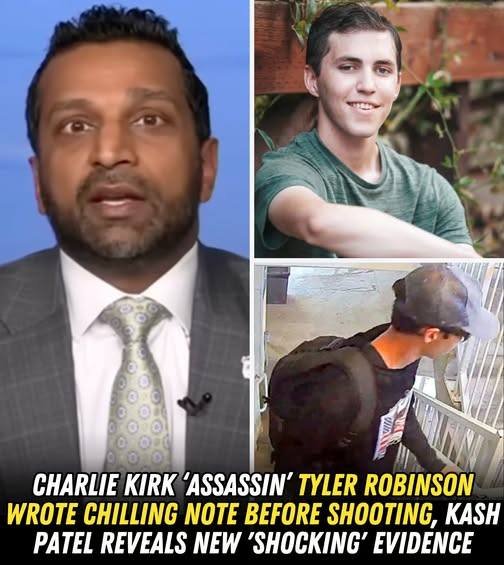 Kash Patel reveals suspect left disturbing note before Charlie Kirk shooting