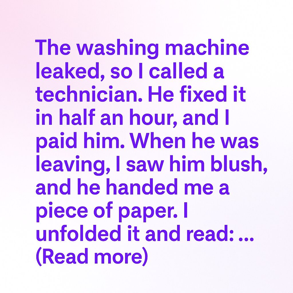 A Simple Repair Visit Turned Into a Friendship That Changed Everything