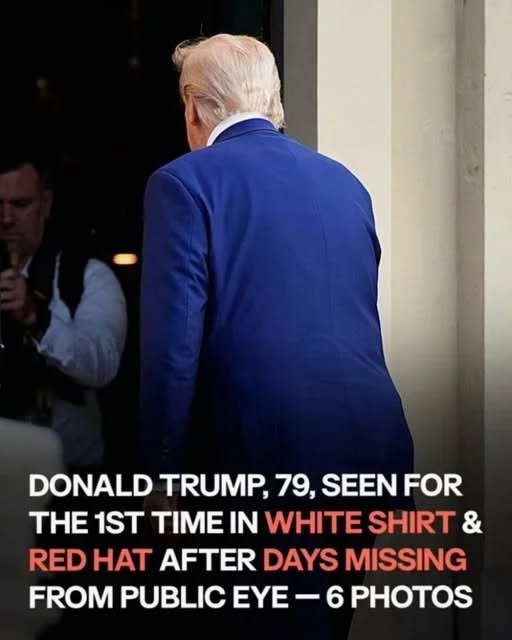 Donald Trump, 79, Seen for the First Time in White Shirt and Red Hat After Days of Absence From Public