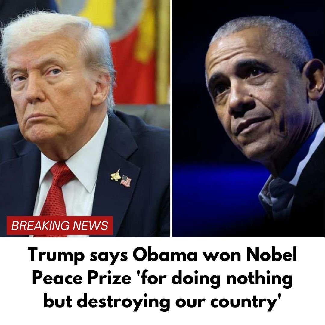 Trump Says Obama Won Nobel Peace Prize For Doing Nothing