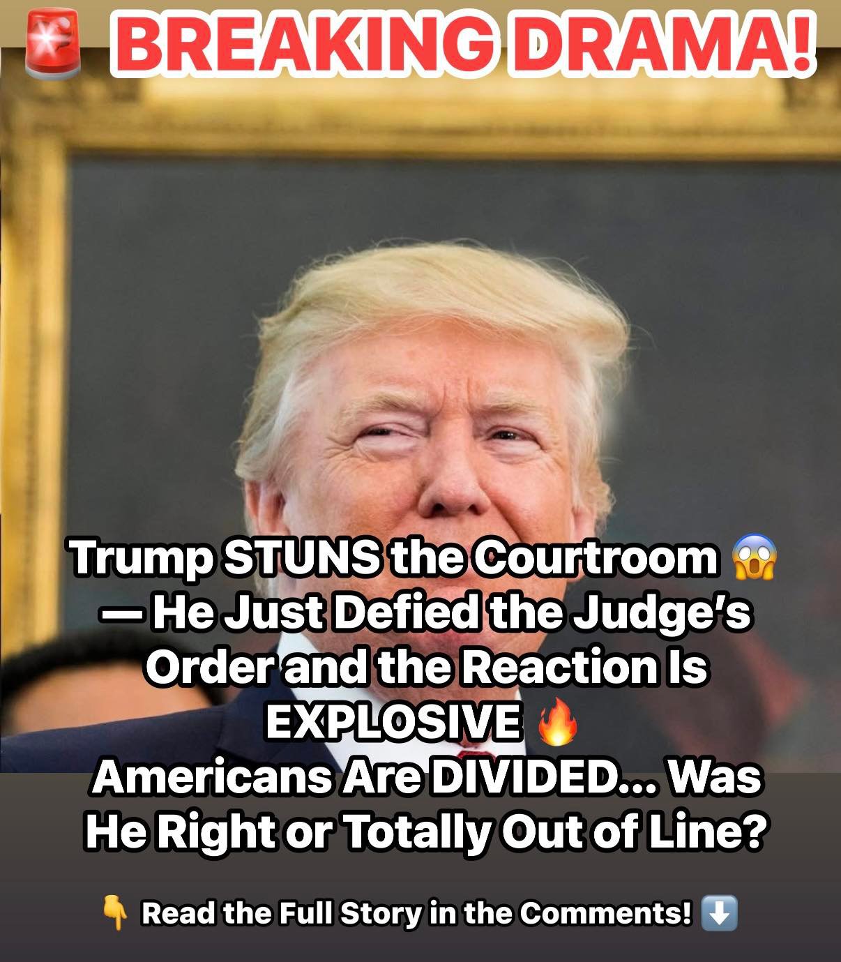 WAS TRUMP RIGHT TO DEFY THE JUDGE’S ORDER? THE EXPLOSIVE DEBATE SHAKING AMERICA