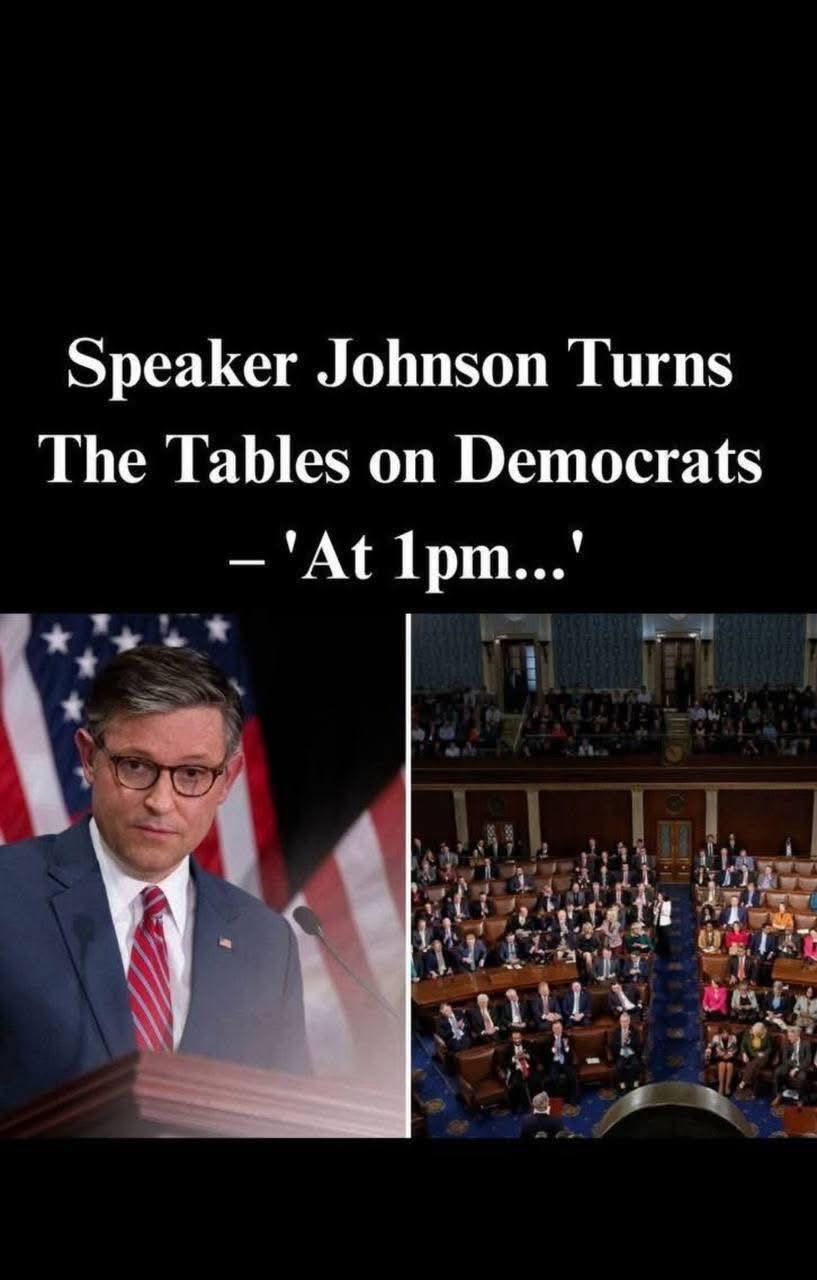 Johnson Accuses Schumer, Jeffries of Caving to Far-Left Pressure as Shutdown Drags On