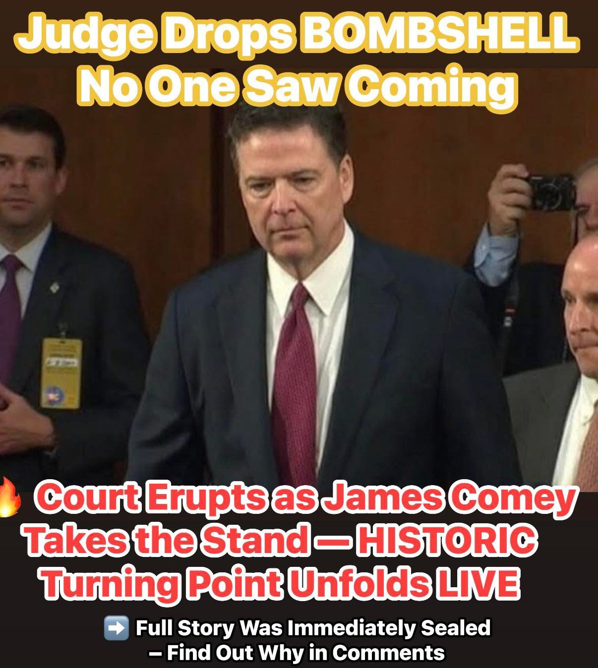 Prosecutors Make First Big Move In James Comey Case