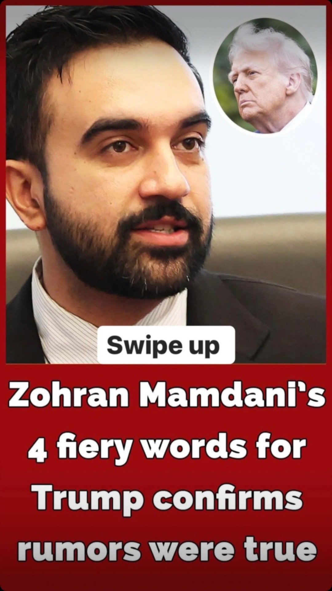 Mayor-elect Zohran Mamdani of New York unleashes four blazing words aimed at Trump.