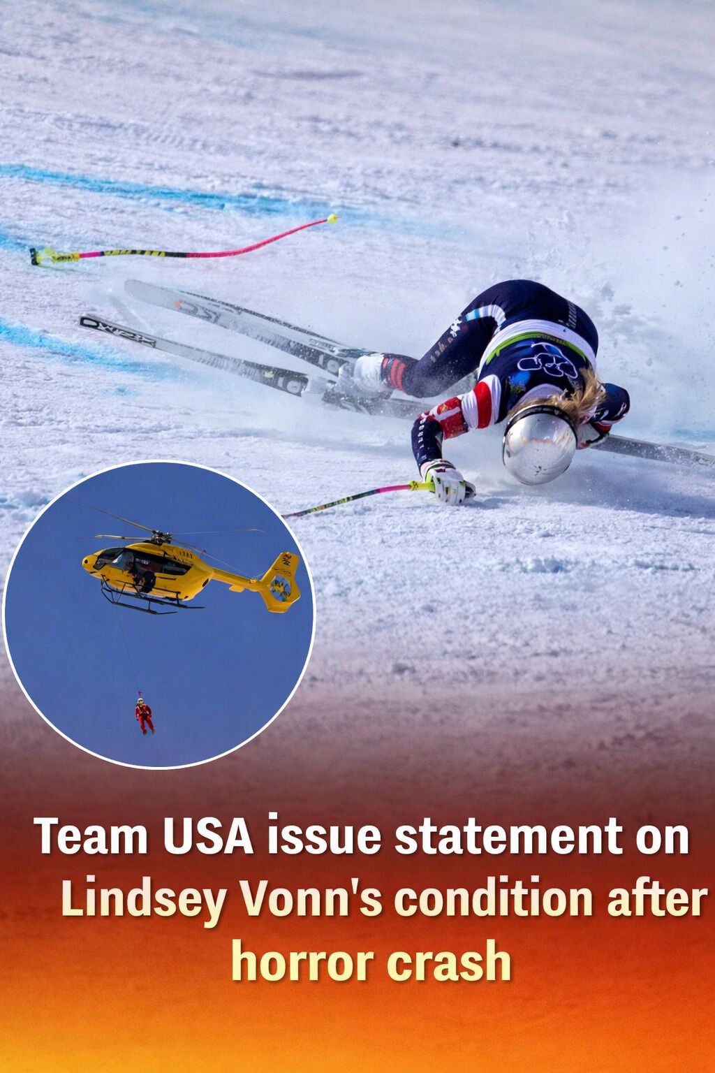 Team USA Releases Update on Lindsey Vonn’s Condition Following Terrifying Crash