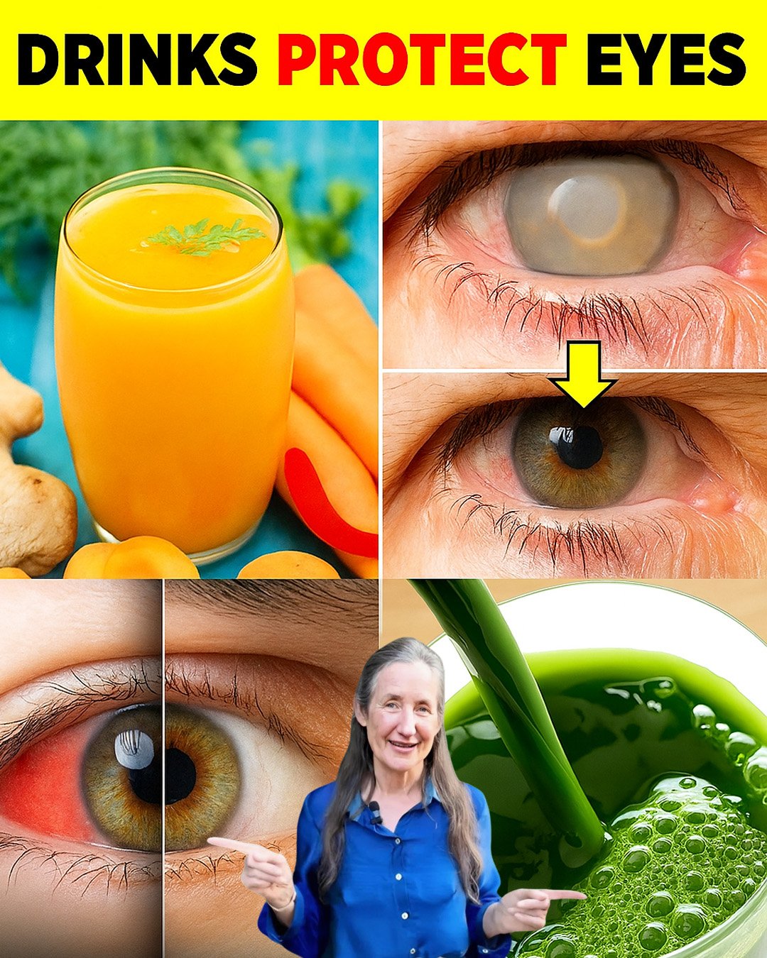 8 MIRACLE Drinks That PROTECT Eyes and REPAIR Vision