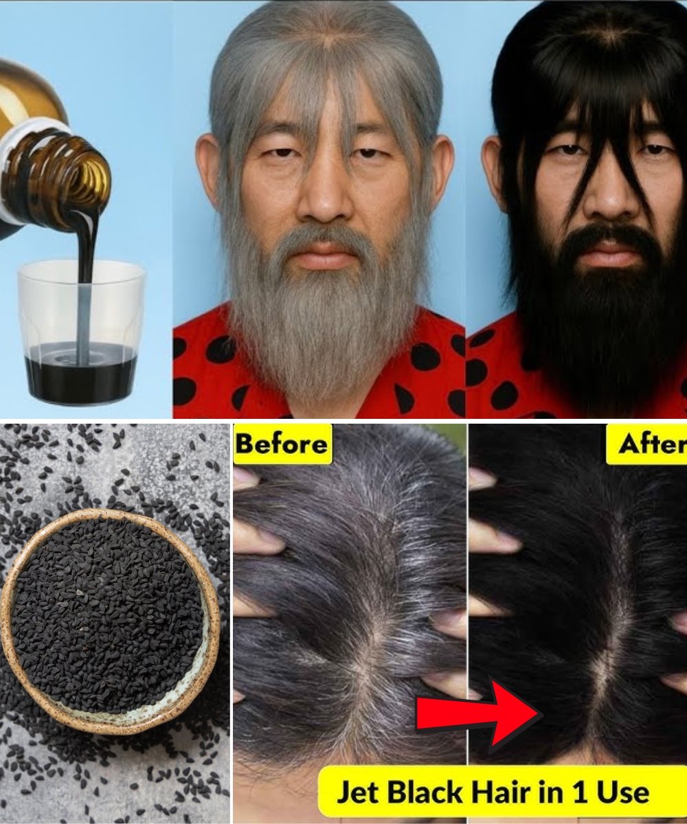 The Secret Home Remedy: One Ingredient Turns Grey Hair Dark!