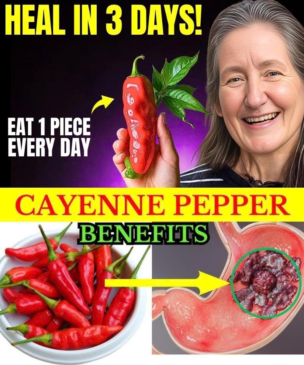 13 Incredible Health Benefits of Cayenne Pepper That Nobody Is Talking About❗️