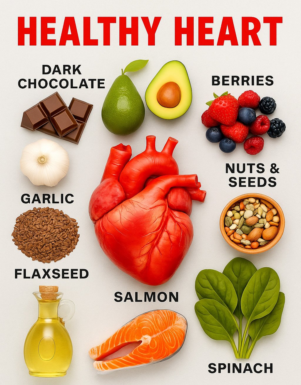 Top 9 Foods for a Healthy Heart!