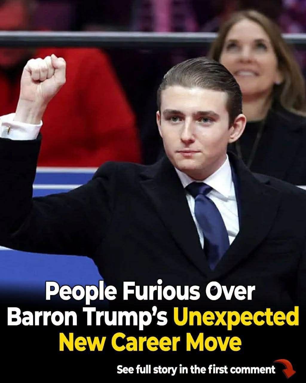 Barron Trump announces unexpected new career move