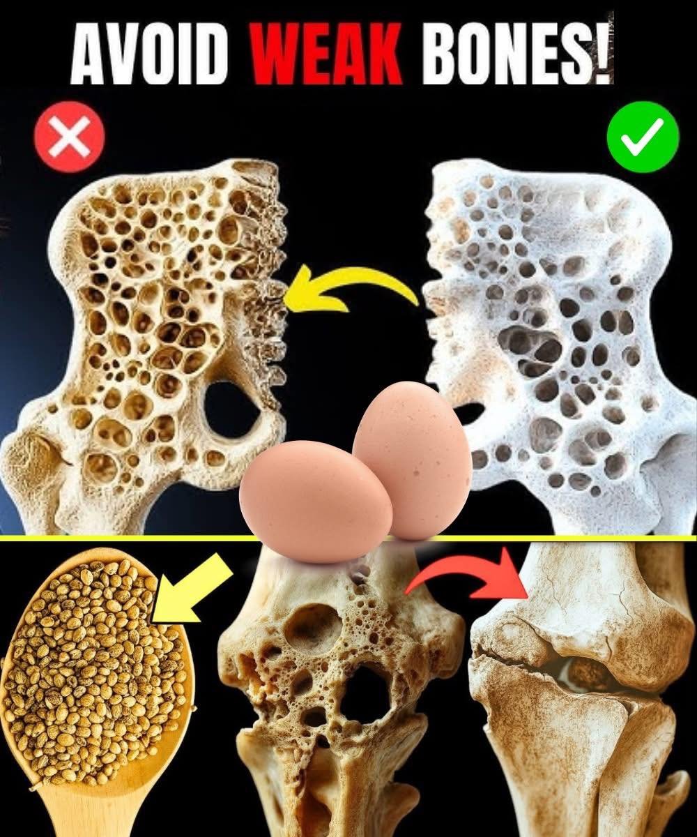OSTEOPOROSIS Warning: 16 #1 Foods that Improve Your Weak Bones (How to Consume Them)