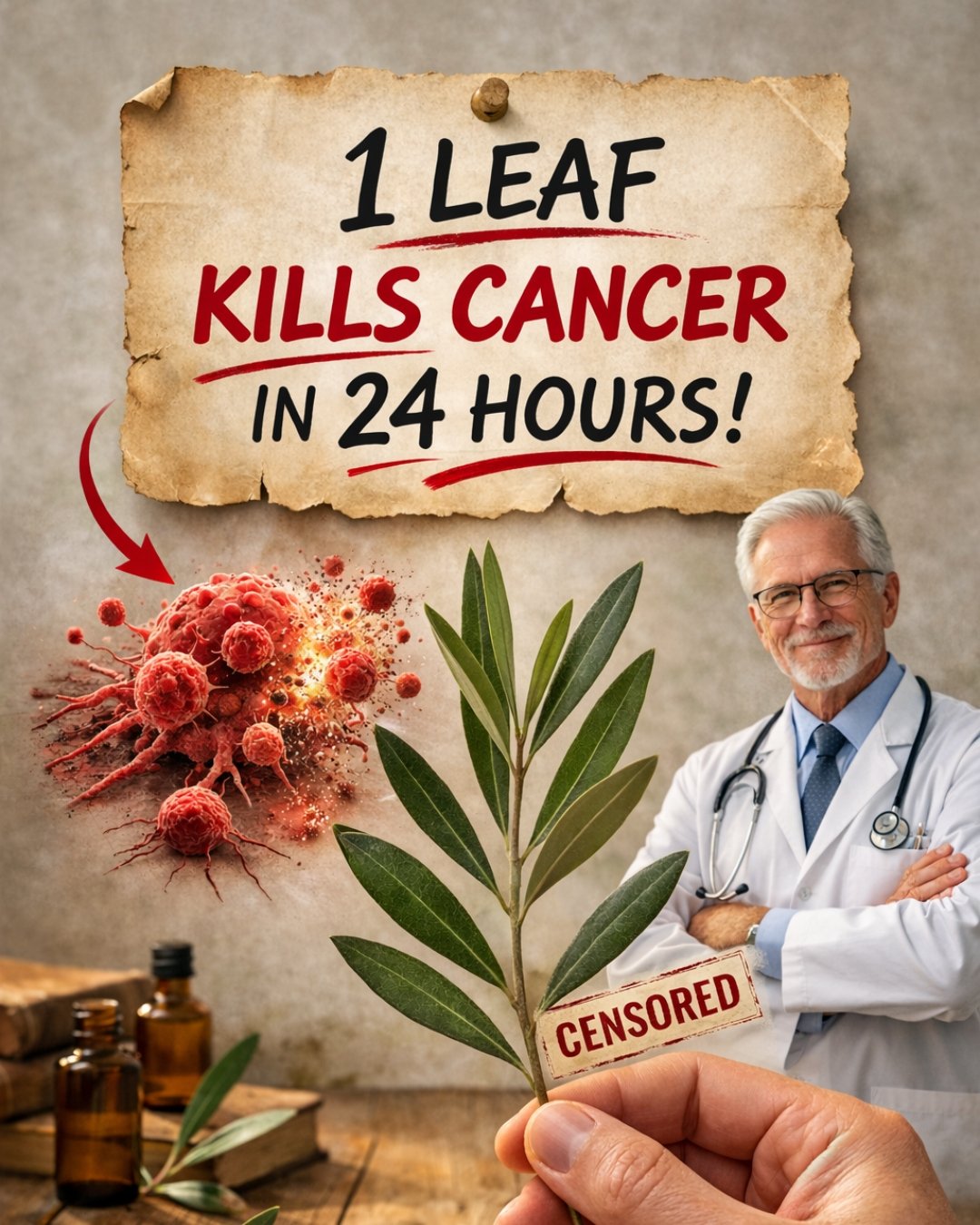 The Leaf That “Kills Cancer in 24 Hours”: What Science Really Says