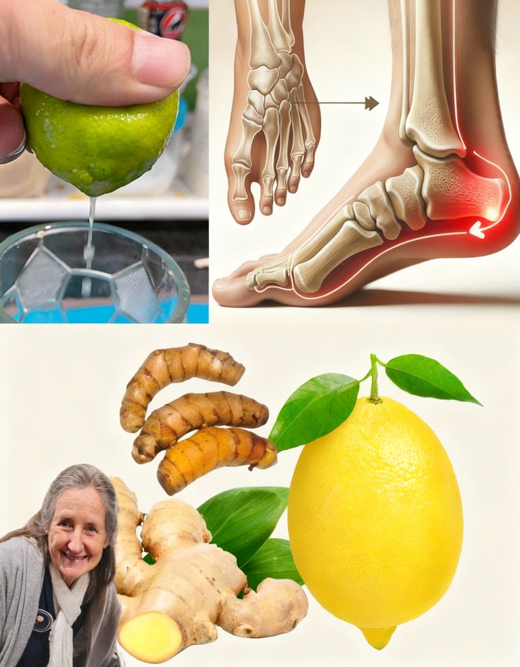  REVERSE THE PAIN: Say Goodbye to Aches and Pains—The Ultimate Ginger, Turmeric, and Lemon Remedy for Seniors Over 50!