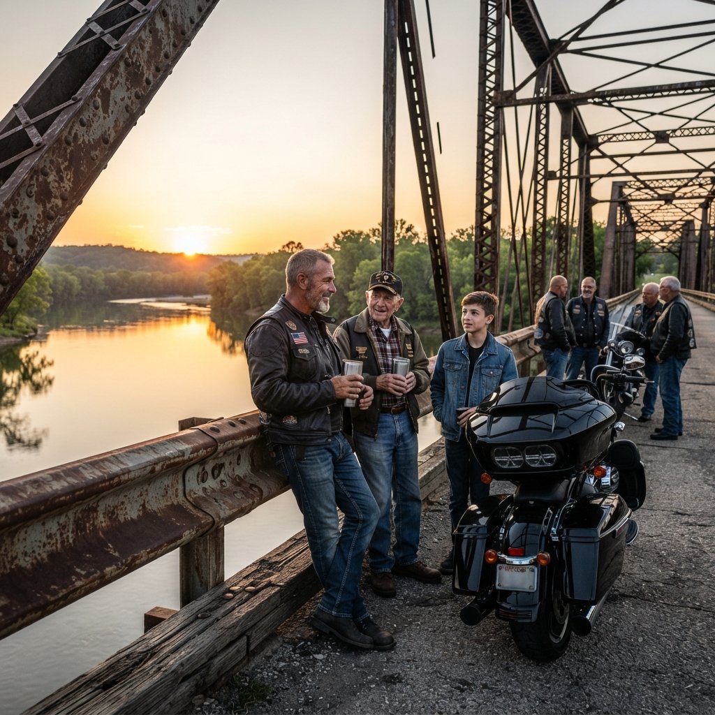 The Biker Who Returned to the Same Bridge Every Friday at 6:00 PM