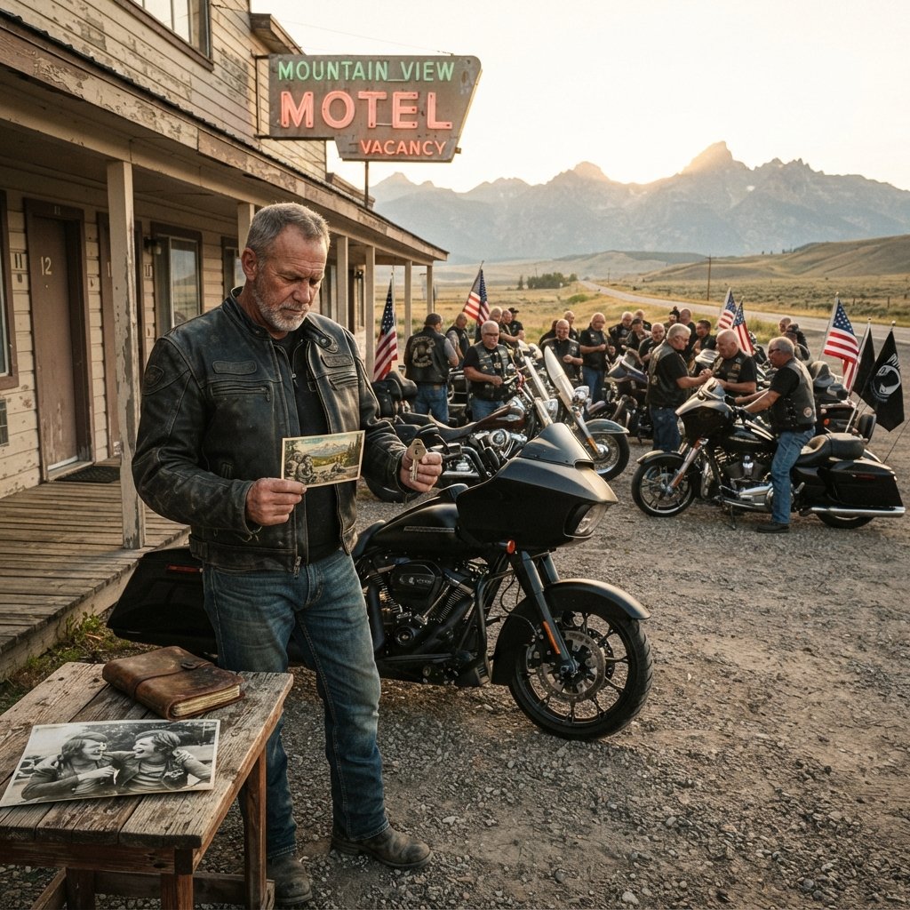The Biker Who Kept Receiving Postcards from a Man Everyone Said Was Gone