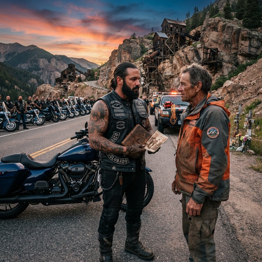 THE BIKER WHO BECAME THE ONLY WITNESS TO A SMALL TOWN’S DARKEST NIGHT