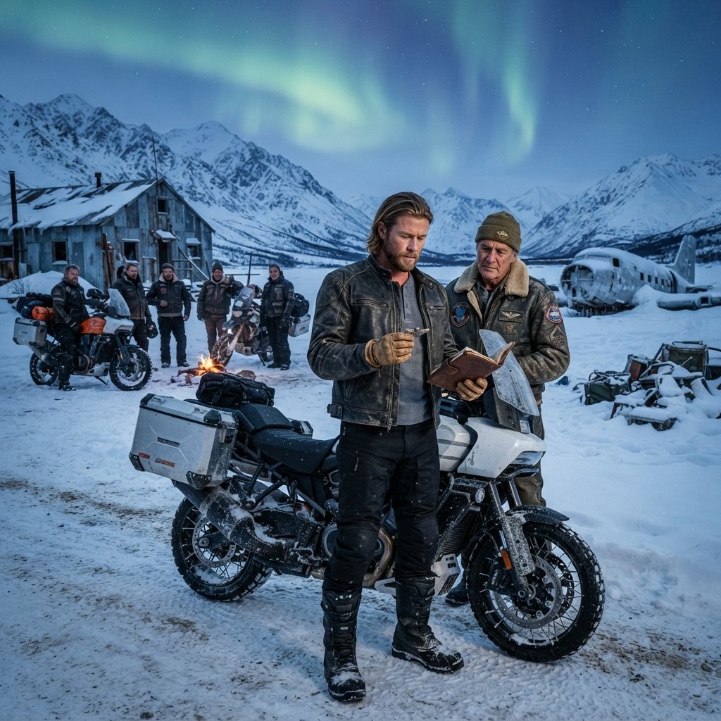 THE BIKER WHO ENTERED THE ALASKAN WILDERNESS TO FIND A MISSING PILOT