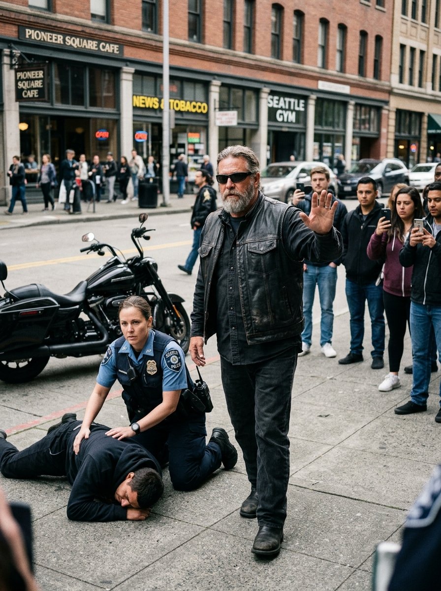 Biker Is In Jail Tonight Because He Stood Between A Cop And A 14-Year-Old Boy