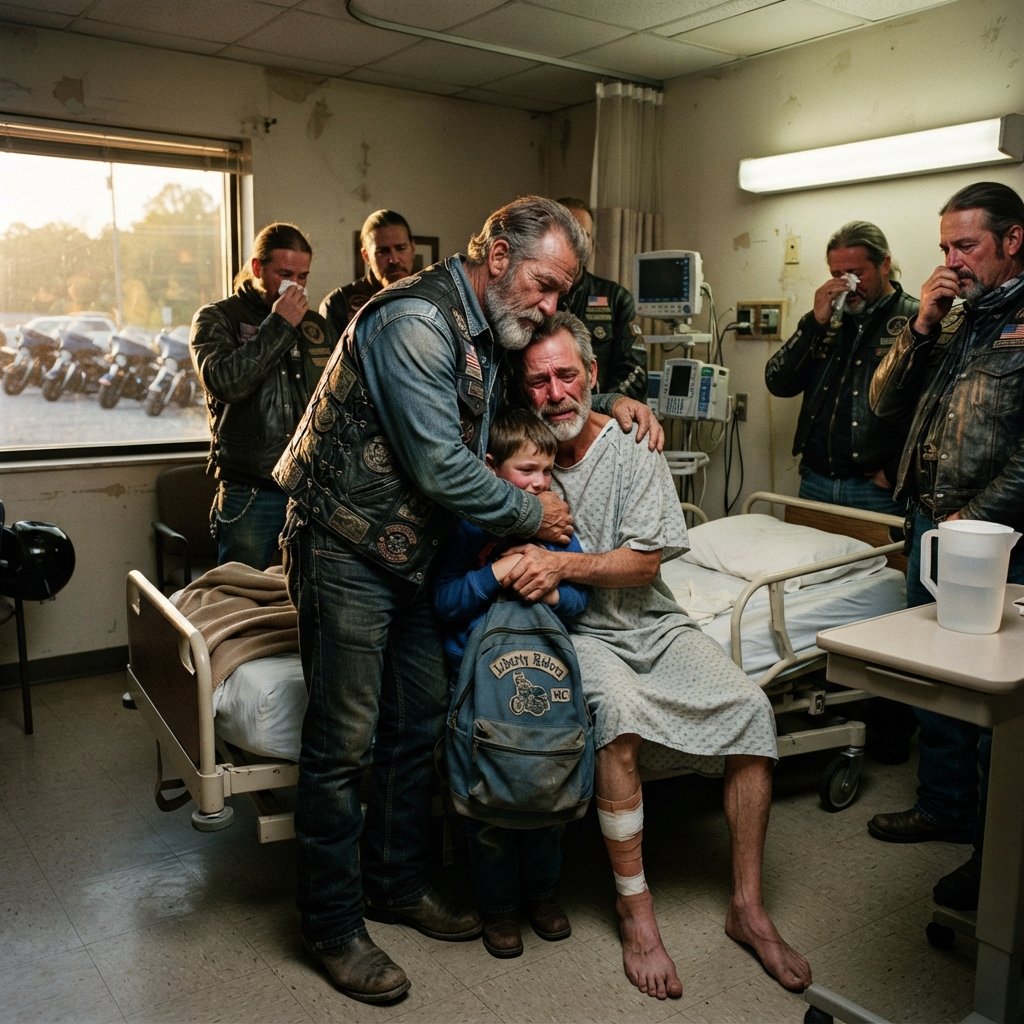 The Biker Found a Crying Boy at an Empty Rest Stop—Then Read the Name on His Backpack