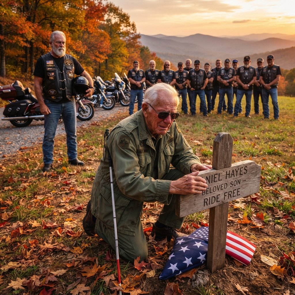 The Blind Veteran Asked a Biker for One Last Ride—But the Letter in His Jacket Changed Everything