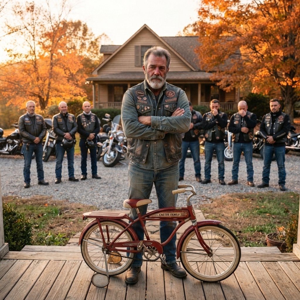 The Biker Won an Abandoned Storage Unit—The Child’s Bicycle Inside Had His Family Name on It