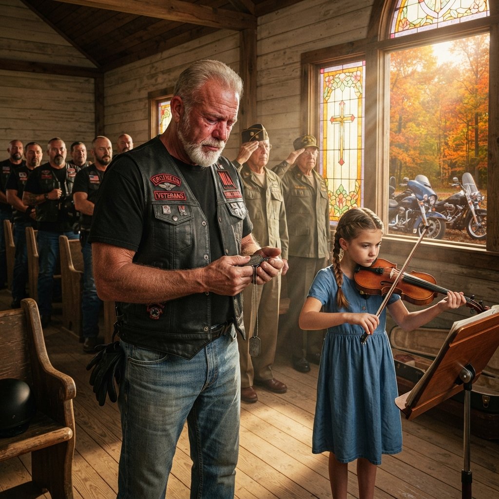 The Biker Bought an Old Violin at a Church Auction—Inside Was His Brother’s Missing Dog Tag