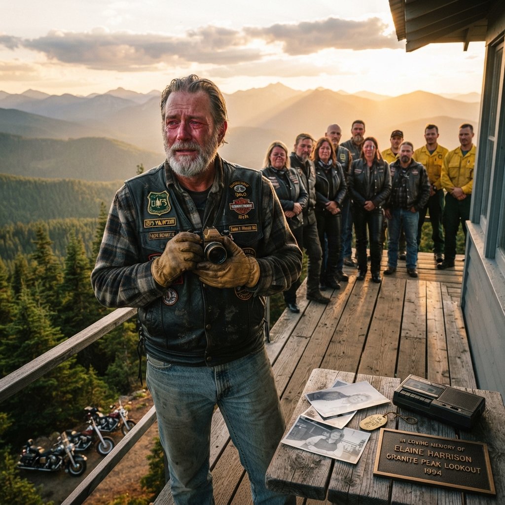The Biker Restored an Old Fire Tower—The Hidden Camera Contained His Mother’s Last Photographs
