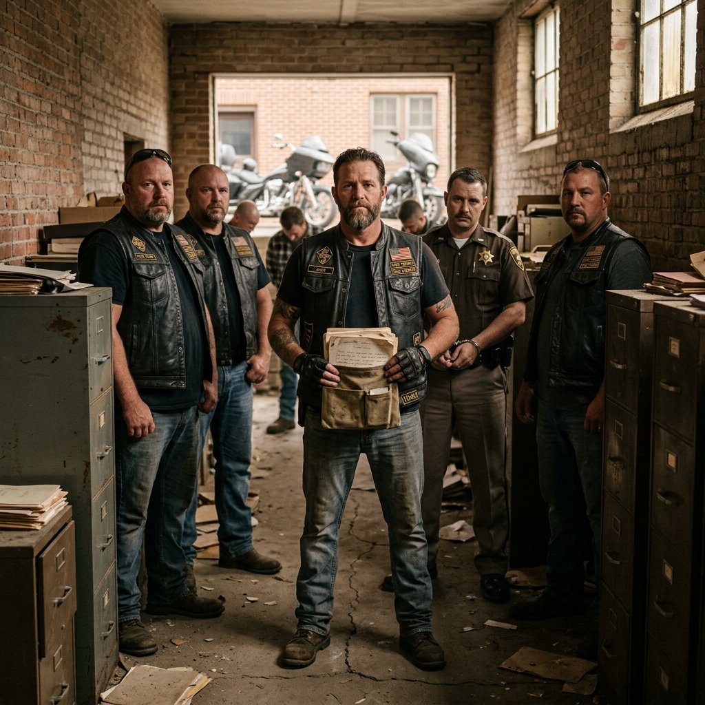 THE BIKER WHO FOUND A SEALED LETTER THAT CHANGED AN ENTIRE TOWN