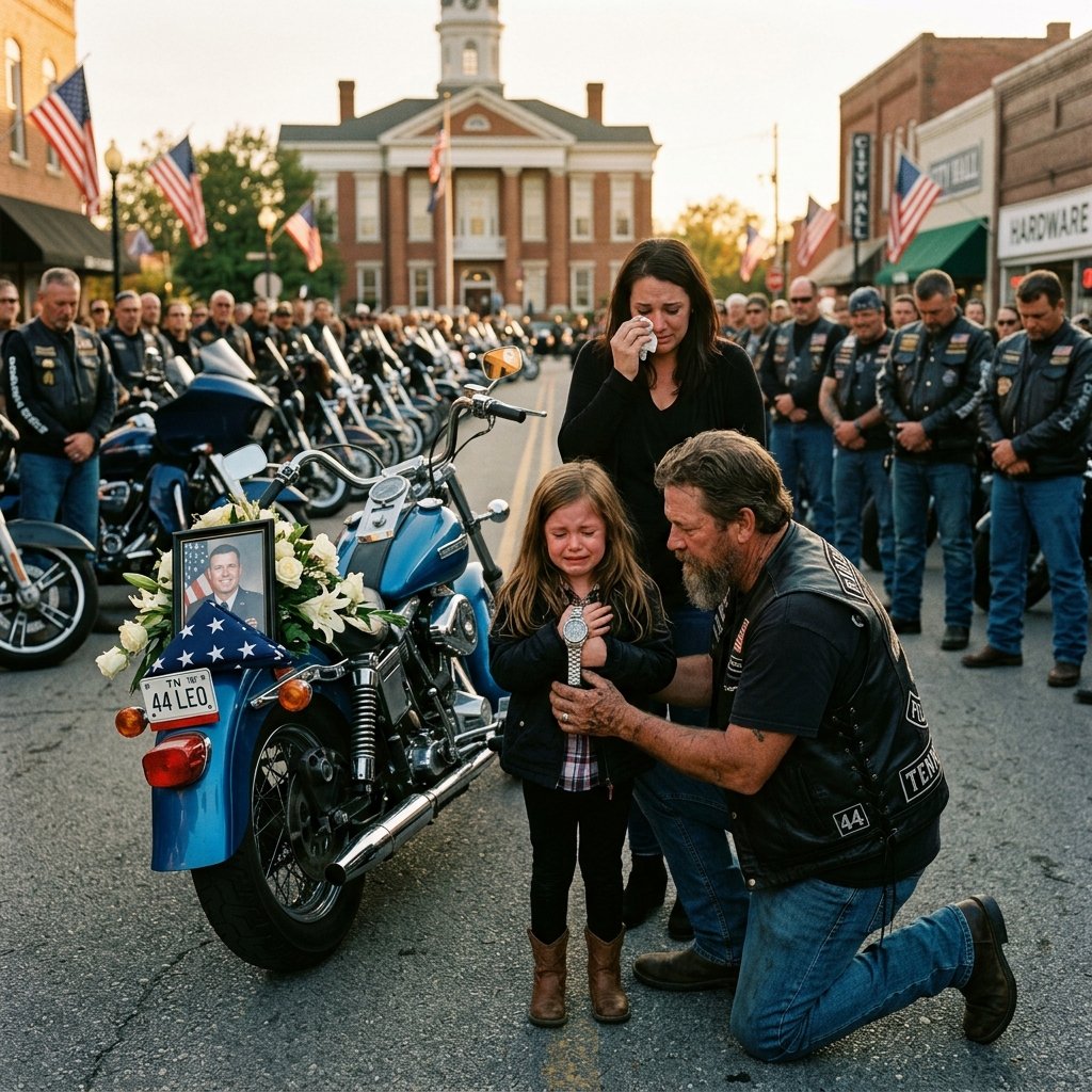 The Little Girl Who Walked Into a Biker Garage Carrying a Rusty Military Medal