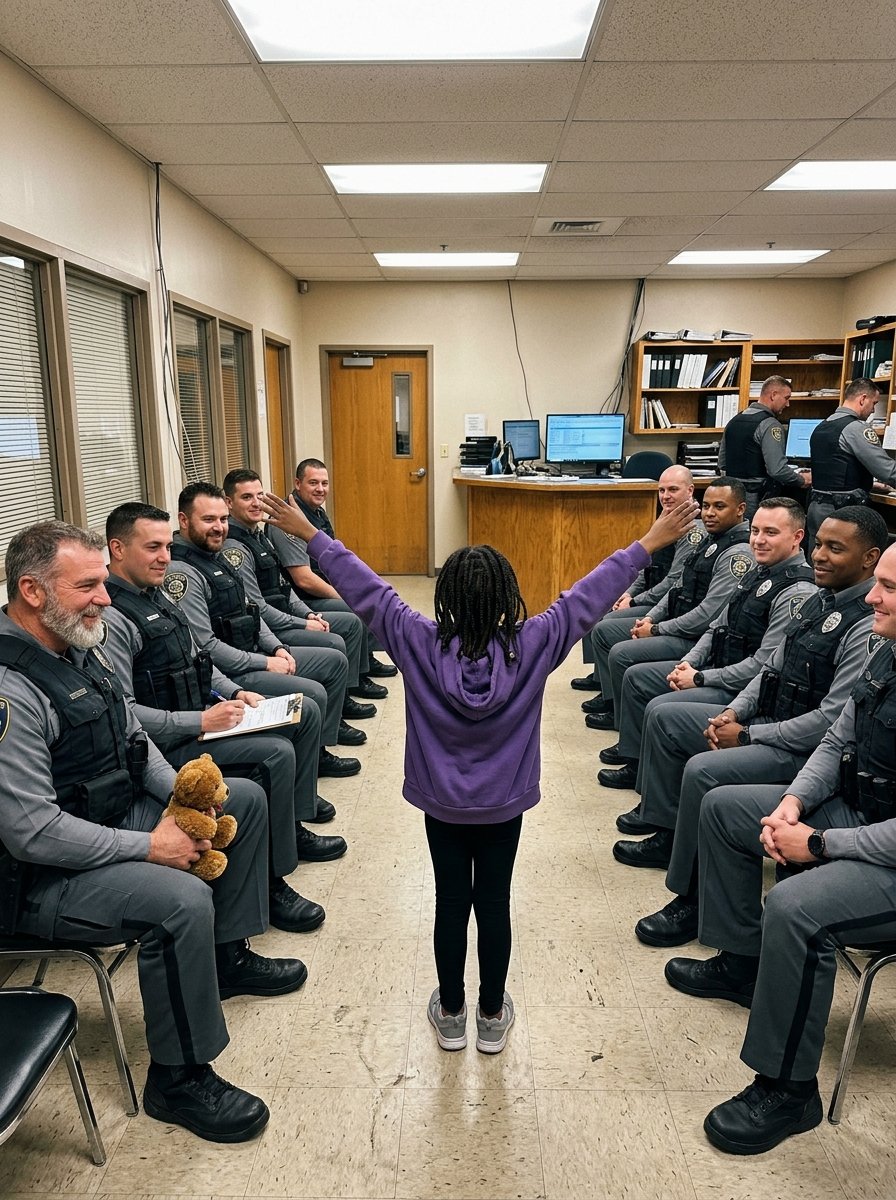 Forty Bikers Showed Up for the Eight-Year-Old Girl Who Was Afraid to Testify