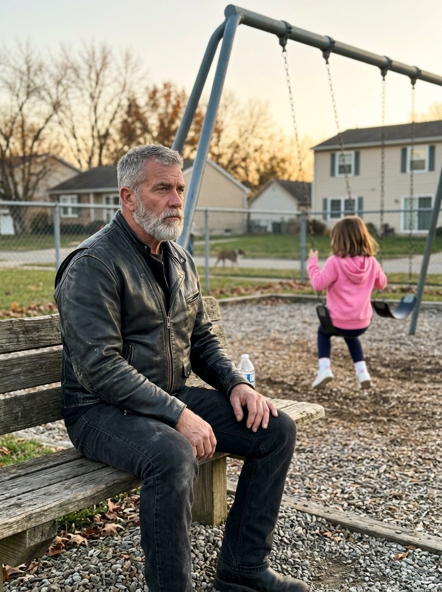 The Biker Who Gave My Daughter Her Swing Back